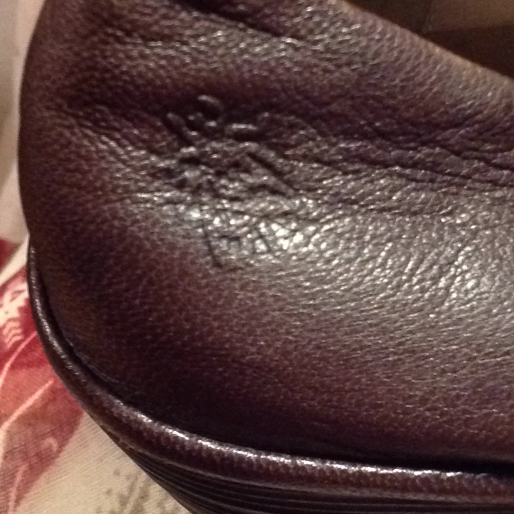 Fly London Leather slip on wedge